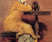 Woman and Elephant - 温斯洛·荷默